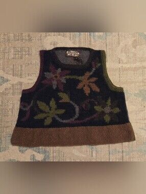 Tara Handknits Vintage Vest. Size L. EUC